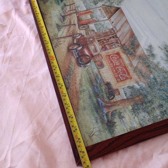 Kay Lamb Shannon Coca-Cola Country Store Framed Wall Art | Rustic Americana Farm - Picture 12 of 13